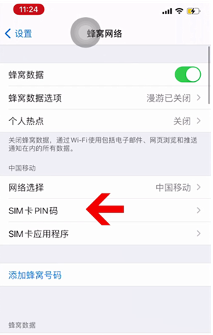 邹城苹果14维修网分享如何给iPhone14的SIM卡设置密码 