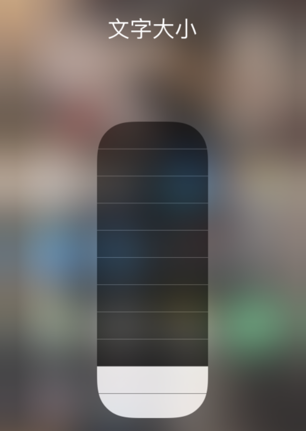邹城苹果手机维修分享小技巧：在 iPhone 控制中心快速调节字体大小 
